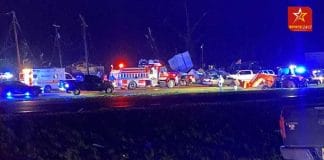 Tornadoes sweep across America leaving a trail of destruction