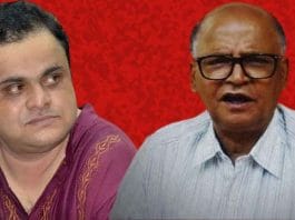 Bratya Basu with Robindra Deb