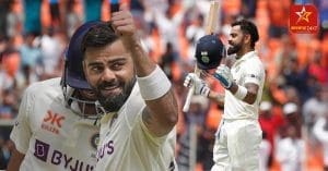 ind vs aus virat kohli who missed double century was sick during ahmedabad test
