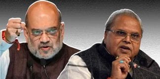 Amit Shah visiting Satyapal Memorial Hospital in Kolkata after the attack