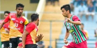 East Bengal Captain Arpan Polle Celebrating Victory over Mohun Bagan in the Reliance Development League