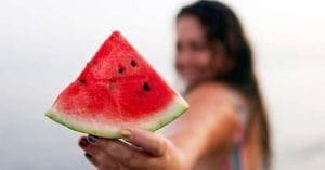 Fresh Watermelon Slices on a Plate - Perfect Summer Snack