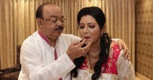 Boishakhi Banerjee celebrating her birthday with friends and family