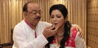 Boishakhi Banerjee celebrating her birthday with friends and family