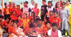 Decorated Bar Puja in East Bengal Club"