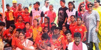 Decorated Bar Puja in East Bengal Club"