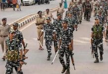 Central paramilitary forces deployed for security during Hanuman Jayanti celebrations