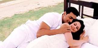 Dev and Koel in a Romantic Scene from Love Story