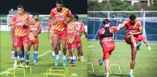 East Bengal Footballers receive special training