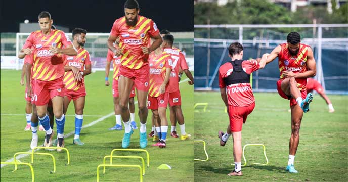 East Bengal Footballers receive special training