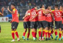 East Bengal Reserves Football Team in action