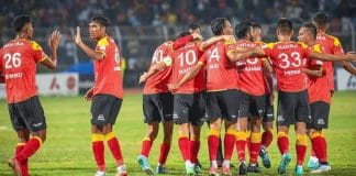 East Bengal Reserves Football Team in action