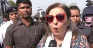 Fact-finding team stopped by West Bengal police