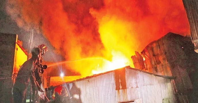 Devastating fire at Kolkata