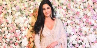 Katrina Kaif in a flowy dress at a public event.