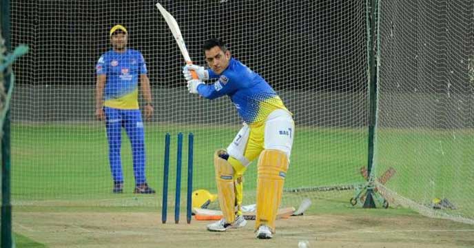 MS Dhoni Practices Ahead of IPL 2023 Match Against RCB