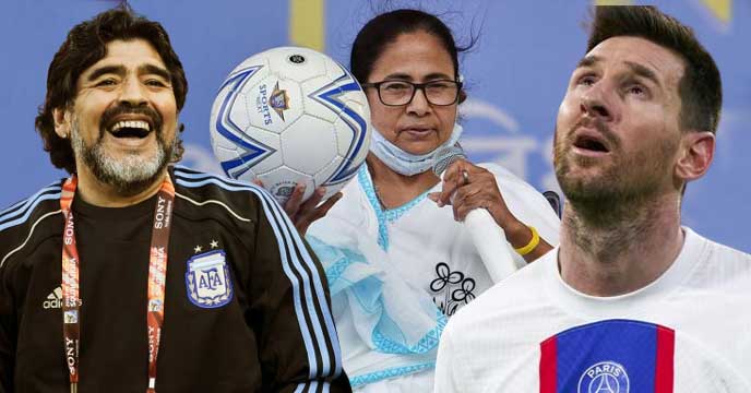 TMC MLA Nirman Manjhi Compares Mamata Banerjee to Messi, Maradona, and Pele