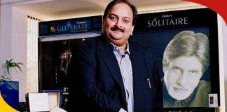 Mehul Choksi, the fugitive businessman, sitting with folded hands