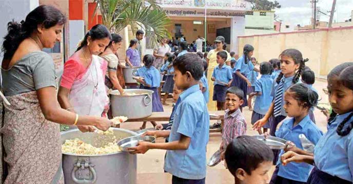 Mid-Day Meal Funds Diverted - Controversial Image