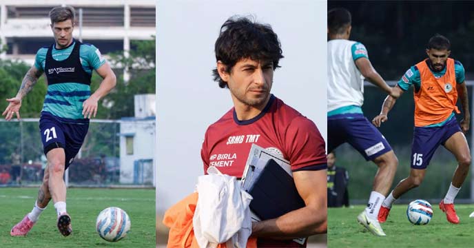 Mohun Bagan players training for Mission Super Cup