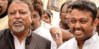 Mukul Roy with his son Subhranshu Roy