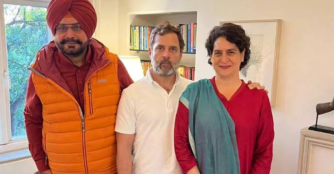 Congress leader Navjot Singh Sidhu