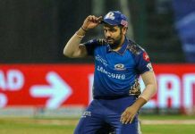 Rohit Sharma hides his face in disappointment after Mumbai Indians' loss to Chennai Super Kings in IPL 2023.