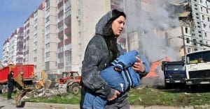 Russia's missile attack on cities around Ukraine