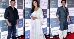 Salim Khan at Baba Siddique Iftar Party