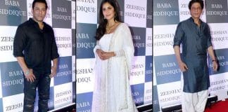 Salim Khan at Baba Siddique Iftar Party