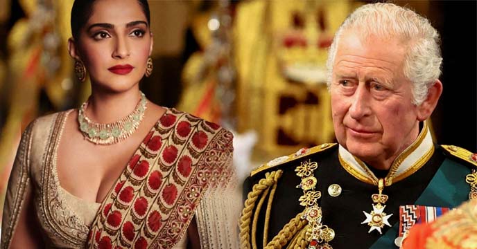 Sonam Kapoor attending King Charles' ascension
