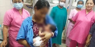 Police arresting suspects in child abduction case in North Bengal Medical College.