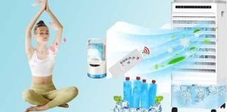 Stay cool with Laotazi portable air conditioner on Amazon for four hours without electricity