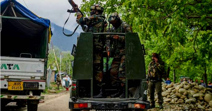 Security forces engaged in a gunfight with militants in Manipur