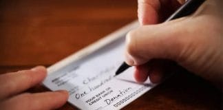The Importance of Only Writing on a Check After Filling in the Amount