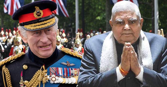 Jagdeep Dhankar Represents Indian Government at British King's Coronation