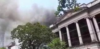 Emergency in Kolkata: Sharaf House near Raj Bhavan Engulfed in Devastating Fire at Dharmatala