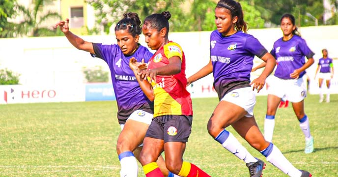 East Bengal women win hat-trick of matches in National League with double-digit goal tally