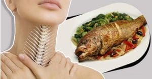Sticking fish in the throat while eating