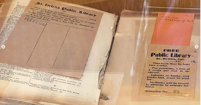 Book returned after 100 years in St Helena Public Library, California