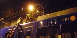 Train services disrupted after pantograph gets broken post storm