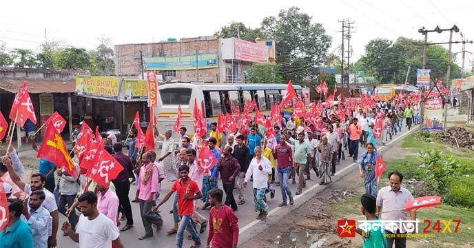 Malda: CPIM shows strength with huge rally before Abhishek Banerjee enters Malda
