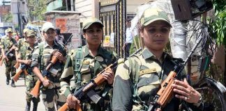 BSF lady in bengal election