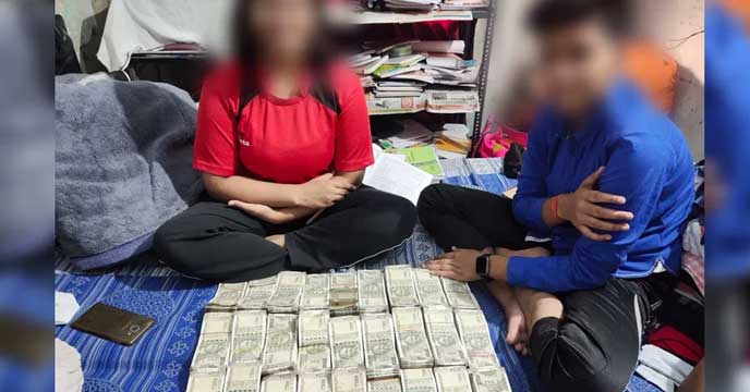 Family Takes Selfie with Stacks of ₹500 Notes