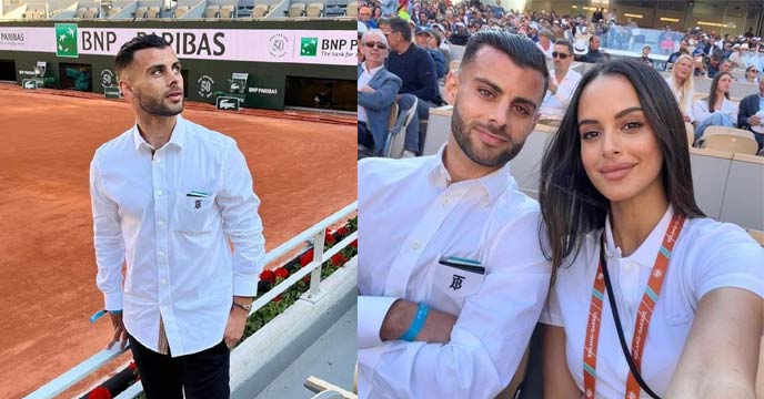 Hugo Bumos' Wife Attends Djokovic's Game