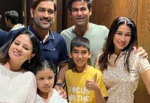 MS Dhoni's Airport Encounter Brings Joy to Former India Star's Son