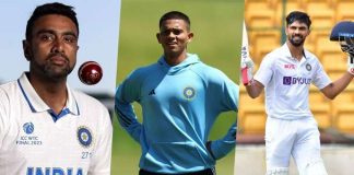 Ravi Ashwin, Yashasvi Jaiswal, Ruturaj Gaikwad