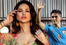 Sunny Leone Sunil Chhetri