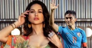 Sunny Leone Sunil Chhetri