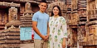 Sunil Chhetri Visits Lingaraj Temple with Wife Sonam Ahead of Lebanon Match